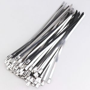 Colliers inox 4.6x200 mm non revêtus WKK (lot de 50)