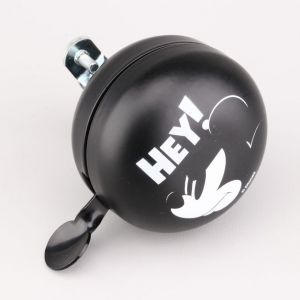 Sonnette de v&eacute;lo, trottinette enfant Mickey Mouse &Oslash;60 mm noire