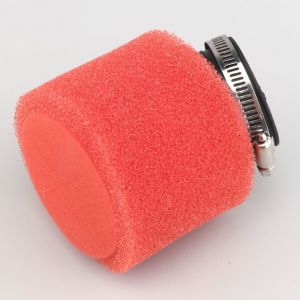 Filtre à air carburateur Ø48 mm PHBG, PWK coude 45° rouge