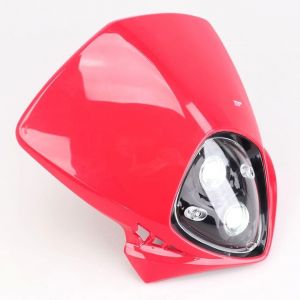 Plaque phare TNT Tuning Duke rouge bordeaux