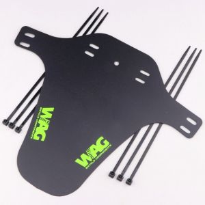 Garde boue avant vélo Wag Bike noir et vert