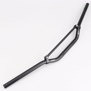 Guidon &Oslash;22 mm NoEnd noir mat avec barre noire mat