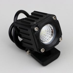 Phare additionnel universel à led carré 36 mm 12/24V 10W Lampa WL-19 noir