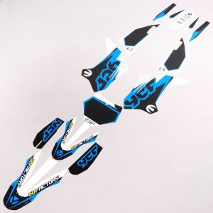 Kit d&eacute;co YCF Pilot 125, 150, Factory SP2, SP3, SM 155, 190 Ahdes bleu