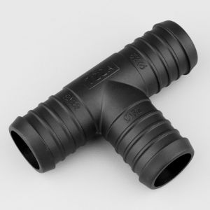 Raccord de durites en T &Oslash;32 mm Flexeo noir