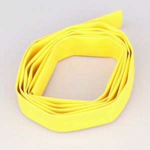 Gaine thermo-rétractable à paroi mince Ø12.7-6.4 mm WKK jaune (1.22 mètre)