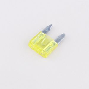 Mini-fusible plat 20A jaune Bosma