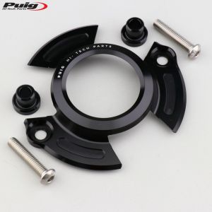 Cache de carter d'embrayage Yamaha Tmax 530 (2017 - 2019), 560 (2020 - 2021) Puig noir