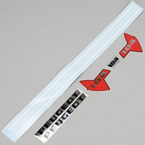 Kit déco Peugeot 104 rouge