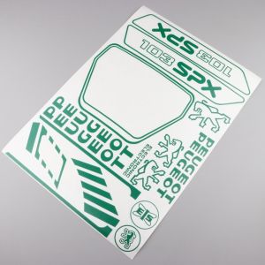 Kit déco Peugeot 103 SPX vert V3