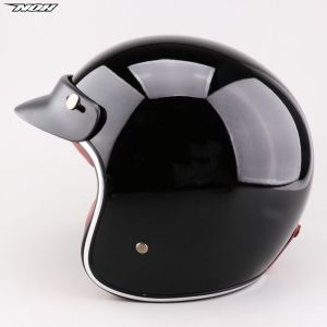 Casque jet Nox N243 noir brillant