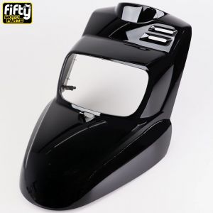Face avant type origine MBK Booster, Yamaha Bw's (depuis 2004) Fifty noire