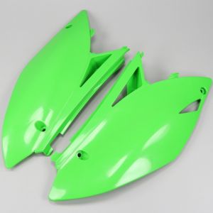 Plaques latérales Kawasaki KXF 250, 450 (2009 - 2012) Acerbis vertes