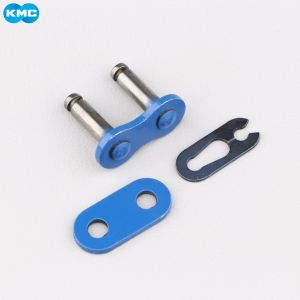 Attache rapide de cha&icirc;ne 428 renforc&eacute;e KMC bleue