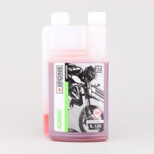Huile moteur 2T Ipone Advanced R2000 Fraise semi-synth&egrave;se 1L