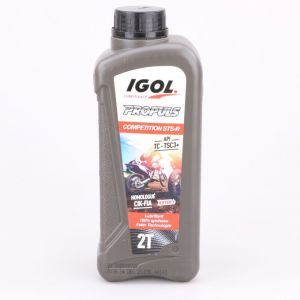 Huile moteur 2T Igol Propuls Comp&eacute;tition STS-R 100% synth&egrave;se 1L