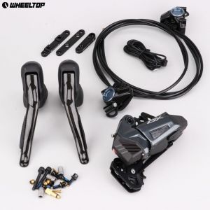 Groupe de transmission et frein vélo gravel Wheeltop EDS GeX carbone