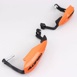 Prot&egrave;ges mains Acerbis Moto-X oranges et noirs