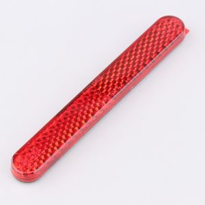 Catadioptre arrondi 100x13 mm 101 Octane rouge (à coller)