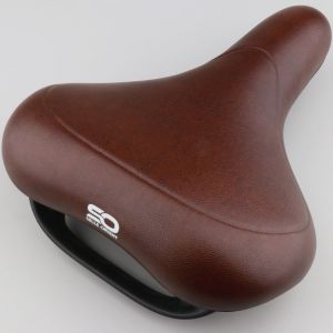 Selle vélo "VTC/ville" 260x214 mm Selle Orient E-confort marron