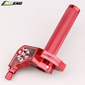 Poign&eacute;e de gaz universelle type tirage rapide alu NoEnd rouge