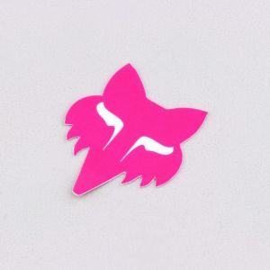 Sticker Fox Racing Head 3.8 cm rose