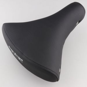 Selle v&eacute;lo "VTC/ville" 250x230 mm avec ressorts noire