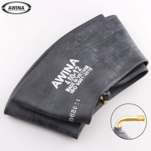 Chambre à air 12 pouces (4.00-12) valve Schrader coudée Awina