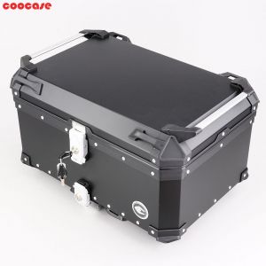 Top case 60L aluminium moto, scooter universel Coocase X3 noir (avec platine)