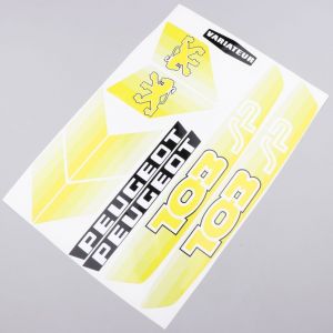Kit déco Peugeot 103 SP jaune V3
