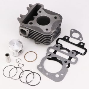 Cylindre piston fonte &Oslash;40 mm Piaggio Zip, Liberty, Vespa LX 50 4T... (2 soupapes) Magneti Marelli