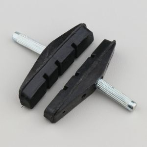 Patins de frein v&eacute;lo V-Brake, Cantilever asym&eacute;triques 65 mm Lampa (sans filetages)
