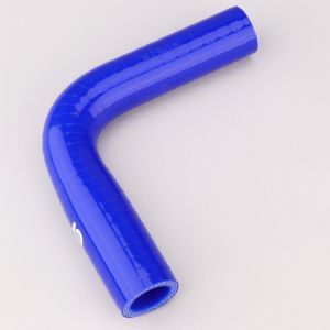 Réducteur silicone coudé 90° Ø19 à 16 mm Silicon Hoses bleu