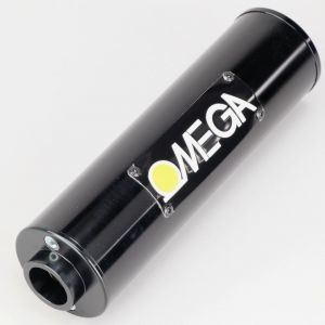 Silencieux Peugeot 103, MBK 51 (entraxe 33, 36, 38, 41 mm) Omega Revo 2 noir
