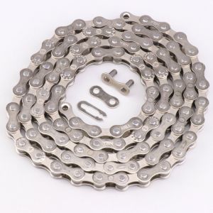 Chaîne vélo 1 vitesse 102 maillons Haro argent