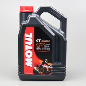 Huile moteur 4T 5W40 Motul 7100 100% synthèse 4L