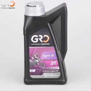 Huile moteur 2T GRO Synt-10 100% synth&egrave;se 1L
