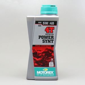 Huile moteur 4T 5W40 Motorex Power Synt 100% synthèse 1L