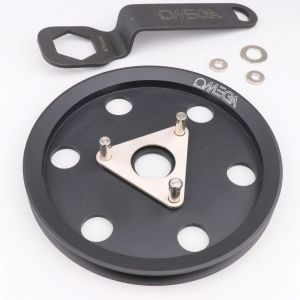 Plateau de poulie d'embrayage &Oslash;210 mm (m&acirc;choires origine, Doppler...) Peugeot 103 SPX, RCX, Clip... Omega noir