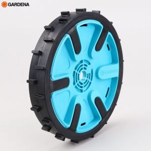 Roue arrière Ø210 mm tondeuse robot Gardena Sileno bleue