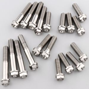 Visserie titane de train avant KTM SX 125, 250, 300... (depuis 2015) Scar (kit)