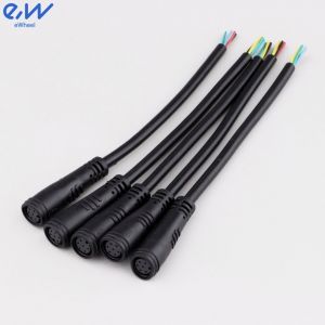 Connecteurs &eacute;tanches 6 broches femelles eWheel (lot de 5)