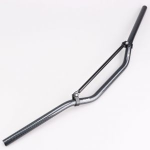 Guidon &Oslash;22 mm NoEnd carbone avec barre noire