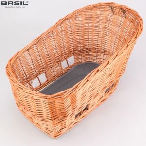 Panier arrière vélo pour chien Basil Pasja avec fixation sur le porte bagages
