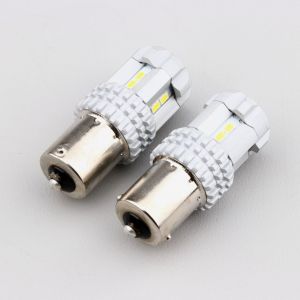 Ampoules de clignotant ou de feu BA15S 12V 5.3W Phonocar leds (lot de 2)