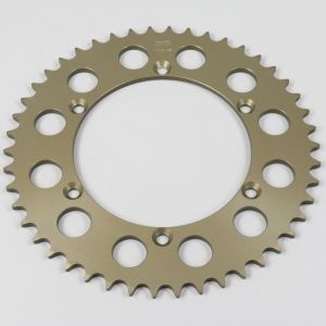 Couronne 46 dents alu 520 Kawasaki KX, KXF, Suzuki RM-Z 250... Afam marron