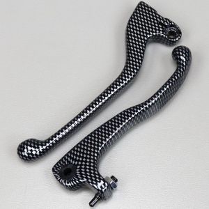 Leviers de frein avant et d'embrayage Derbi Senda DRD Racing (avant 2010), Aprilia SX (avant 2017)... TNT Tuning carbone
