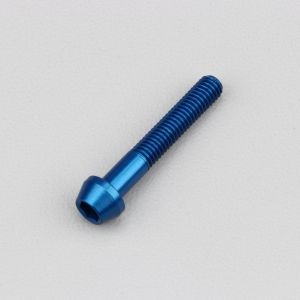 Vis 5x30 mm t&ecirc;te BTR conique Evotech bleue (&agrave; l'unit&eacute;)