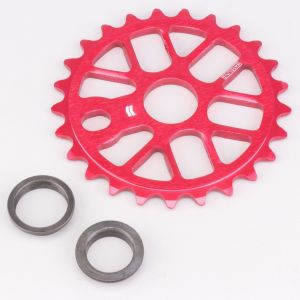 Couronne vélo BMX 25 dents Haro Baseline rouge