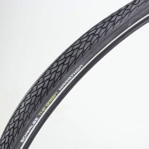 Pneu v&eacute;lo 28x1.25 (32-622) Schwalbe The Green Marathon liserets r&eacute;fl&eacute;chissants